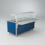 Vollrath 9861105 74" Cafeteria Single Deck with Tempered Glass