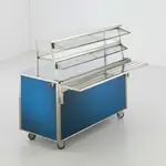 Vollrath 9861803 46" Cafeteria Double-Deck with Tempered Glass