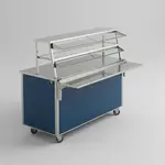 Vollrath 9861804 60" Cafeteria Double-Deck with Tempered Glass