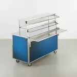 Vollrath 9861805 74" Cafeteria Double-Deck with Tempered Glass