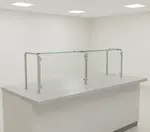 Vollrath CB98663 Contemporary Breath Guard - Double Sided Buffet