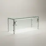 Vollrath FC-6BG-061C-LED 6-Series Velocity Cafeteria-Style Breath Guard