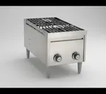 Wells H-2412G 2 Burner Countertop Gas Hotplate with Manual Controls