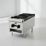 Wells HDHP-1230G 2 Burner Countertop Gas Hotplate