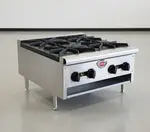 Wells HDHP-3630G 6 Burner Countertop Gas Hotplate