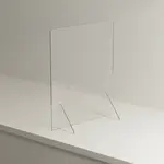 Winco ACSS-2432 Safety Shield - Clear Acrylic Countertop Shield