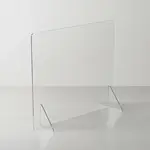 Winco ACSS-3632 Safety Shield - Clear Acrylic Countertop Shield
