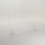 Winco ACSS-4832 Safety Shield - Clear Acrylic Countertop Shield