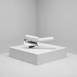 Winco CO-530 Can Opener with White PVC Handles