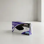 Winco GLN-LB Disposable Nitrile Gloves - Black, Large