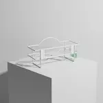 Winco WHW-10 Glove Box Holder - White Steel Storage
