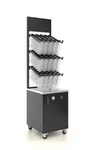 Zumex USA 10256 BOTTLE RACK BLACK DISPLAY